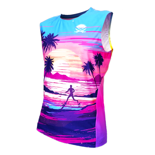 Débardeur trail running rétro ultra léger respirant homme et femme