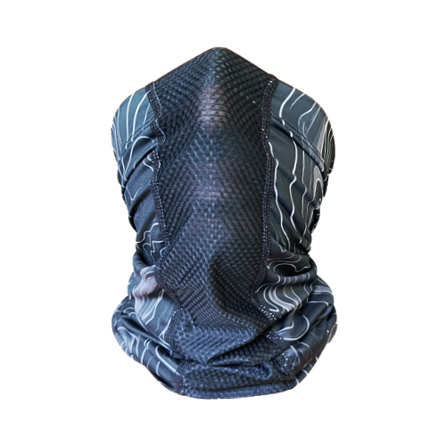 Tour de cou technique de trail avec zone de respiration