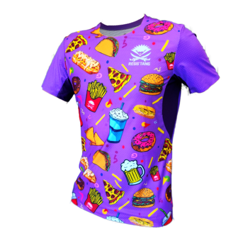 T-shirt trail running technique respirant design street food